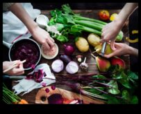 Ingrediente de sezon Cheia bucătăriei delicioase